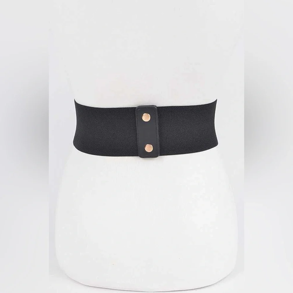 Vegan Leather Waist Corset Statement Belt